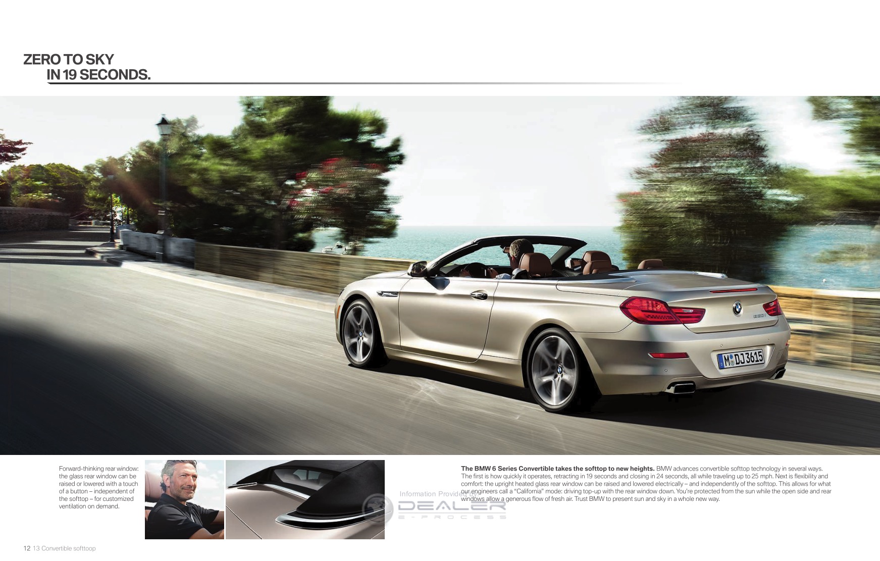 2012 BMW 6-Series Brochure Page 15